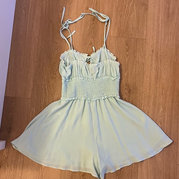 Light blue Forever 21 Romper - Picture 2 of 3
